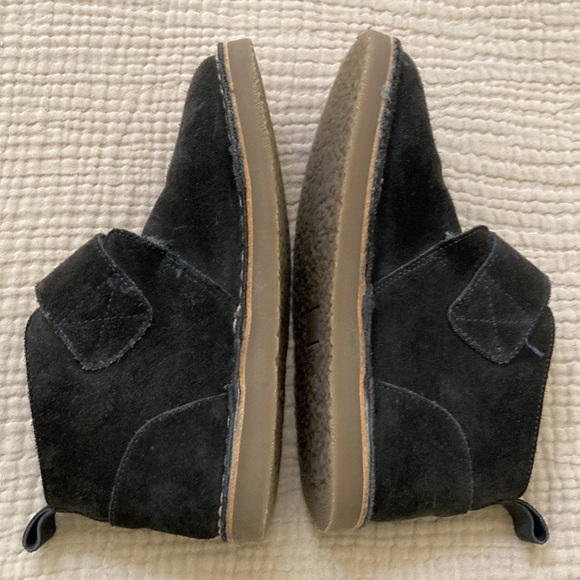 Zara real suede dark grey Sherpa lined boots. Unisex Childrens shoe US 12/EUR 30 - Picture 5 of 9